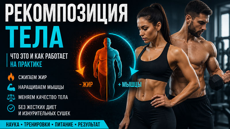 Рекомпозиция тела — что это и как работает на практике